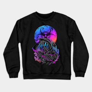 Gas Mask Man Crewneck Sweatshirt